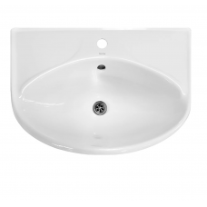 Раковина подвесная Sanita Самарский 57 WB.PD/Samarsky/57-C/WHT.G/S1 белая